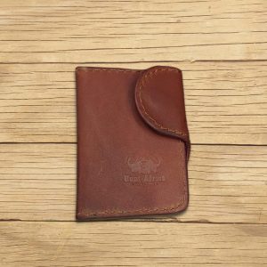 Leather Compact Bi-Fold Wallet
