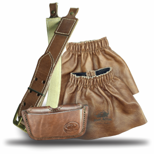 Double Prong Rifle Sling, Pullover Gaiters & 6 Round Ammo Pouch