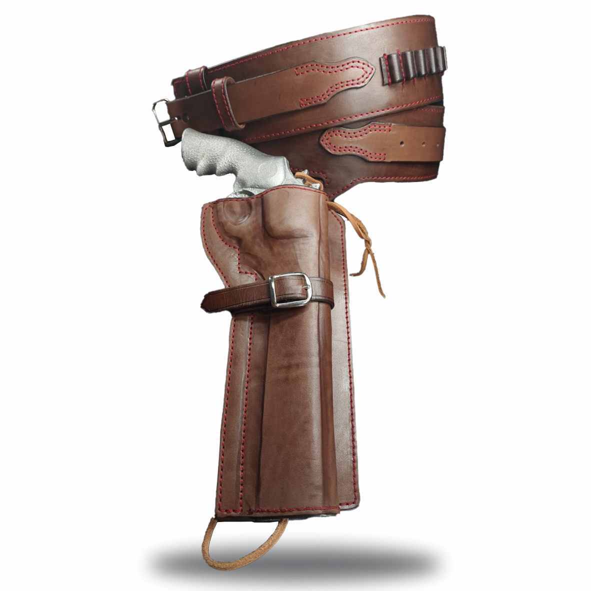 Cowboy belt and holster