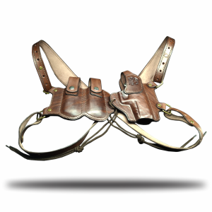 Horizontal Underarm Double Harness & Double Mag Pouch Closed Flap