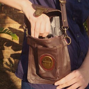 Shoulder Travel Pouch With Cell Phone Pouch & Holster