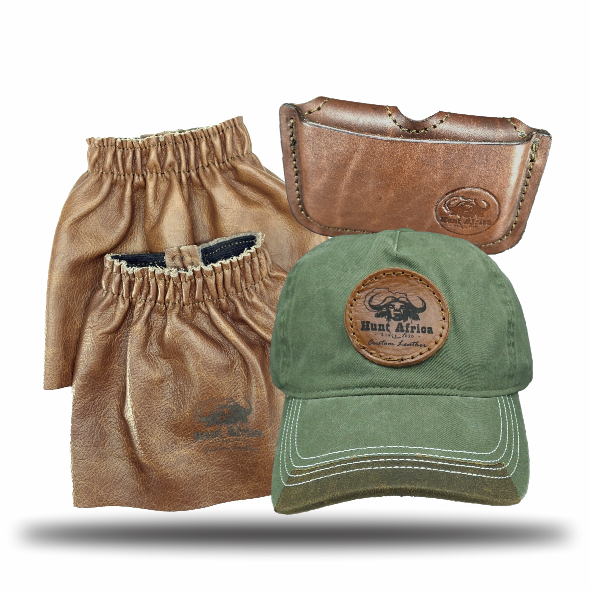 Gaiters, Cap & 6 Round Ammo Pouch