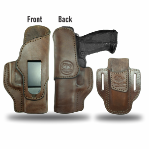 Inside Waistband (IWB) Leather Holster & Single Mag Pouch