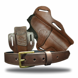 Vertical & Incline Holster, Tactical Lite Belt 38mm (Medium) & Single Open Mag Pouch