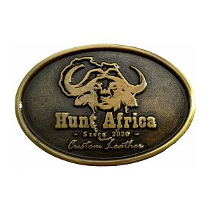 Leather Metal & Inlay Buckle